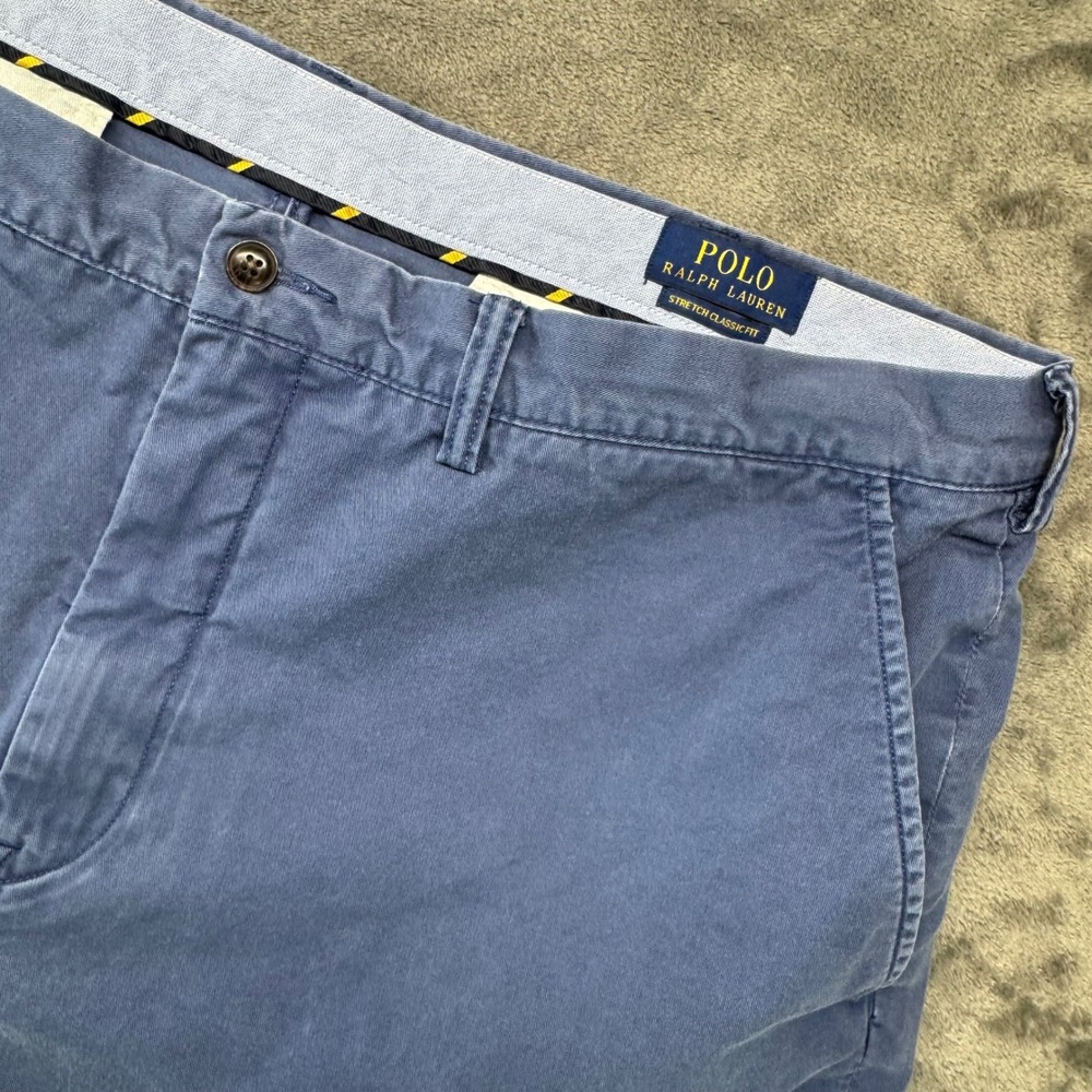 Polo Ralph Lauren Chino Shorts Stretch Cotton Twill Classic Fit Size 40
